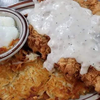 Chicken Fried Steak & Eggs
