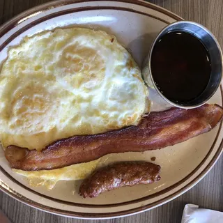 Cajun Andouille Sausage & Eggs