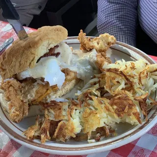 Mile High Fried Chicken & Biscuits