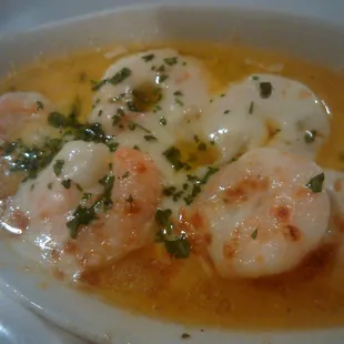 Shrimp champagne.