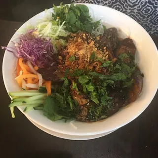 Eggplant Vermicelli Bowl