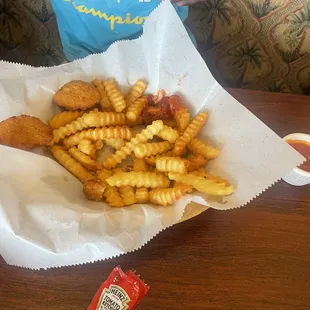 2. Kids Chicken Nuggets and French Fries