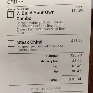 Didn't know no green peppers also means no TORTILLA....lol guess those two things are interchangeable