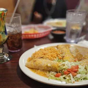 Chicken Enchiladas with green chilli
