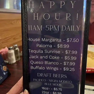 Happy Hour! Everyday!