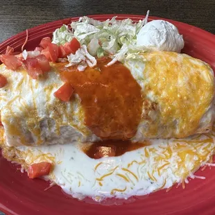 Steak burrito