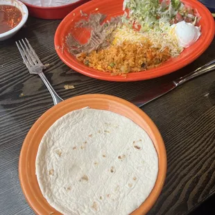 mexican food on a table