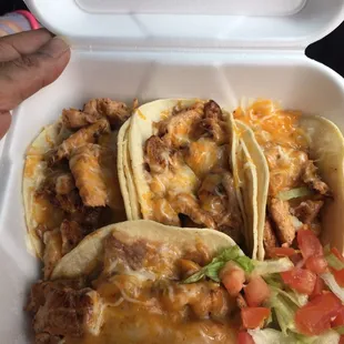 Chicken tacos