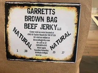 Garrett's Brown Bag Beef Jerky