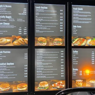 Drive thru menu 2/2021