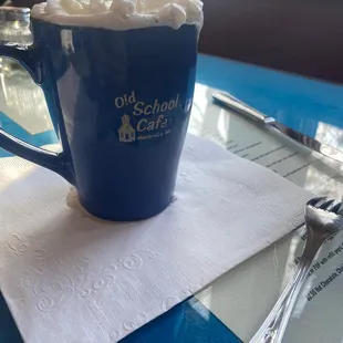 Hot Chocolate with whip cream