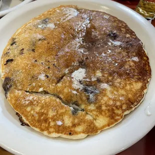 Blueberry pancake-- generous in size!