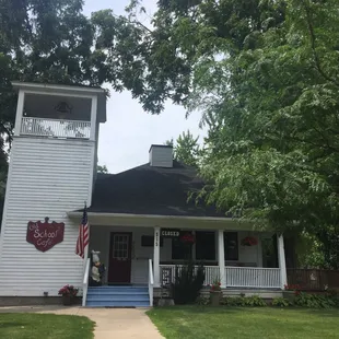 Old School Cafe has a nostalgic atmosphere.