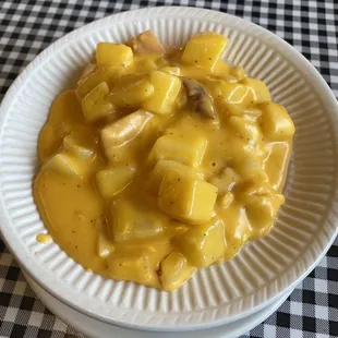 Augratin potatoes with ham