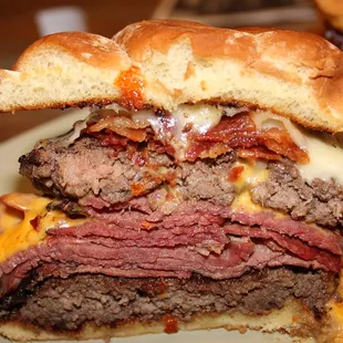 Pittsburger Cut In Half