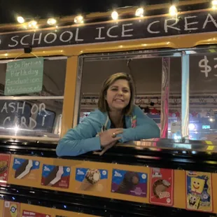 Hi, I'm Amanda. Offering friendly service and ice cold treats with a smile!