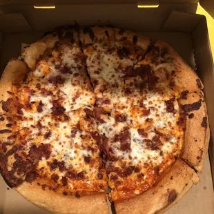 Buffalo chicken pizza + chicken