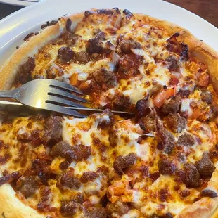 Bacon Cheeseburger Pizza