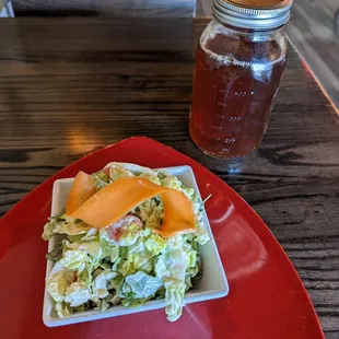 Side salad - so fresh and delicious!