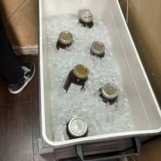 Mason Jar Passion Fruit cold tea