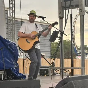 Live music throughout the park