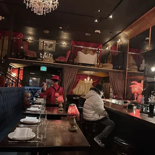 a man sitting at the bar