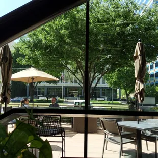 Just another work day with a view and great coffee.