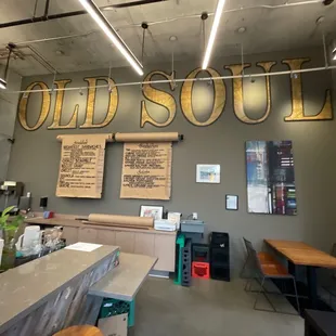 Cozy Industrial themed Cafe
