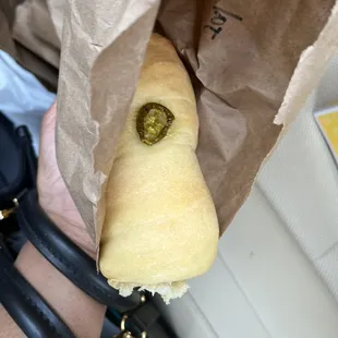 Jalapeño Kolaches "pig in blanket" soft