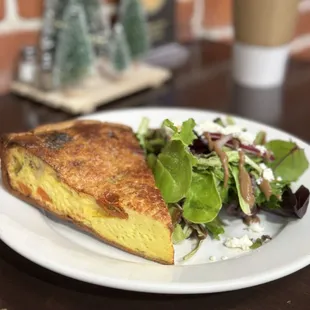 Veggie quiche. The blandest quiche ever!!!! 0/10