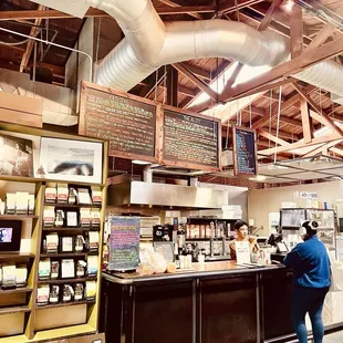Amazing coffee shop: a hidden gem. This gentleman's customer service skills are top notch. Photo by Monterey Films LLC