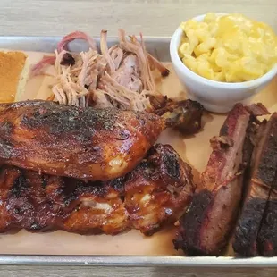 Ultimate BBQ Platter! Every you want on one plate. Come hungry