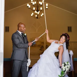 Ringing in the marriage...