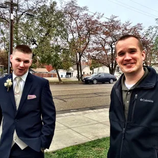 Getting ready for the wedding!