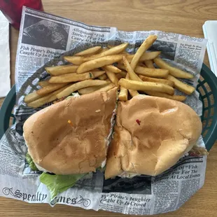 BLT with pepperoni and peppers