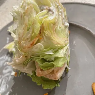 The Classic Wedge Salad from old stone steakhouse