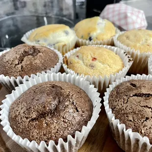 Variety of Muffins (available everyday)