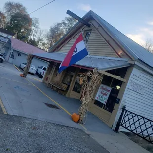 the entrance to the winery