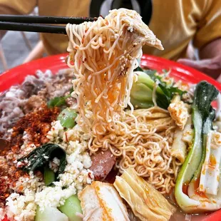 Malatang (mild spicy) with lots of meat