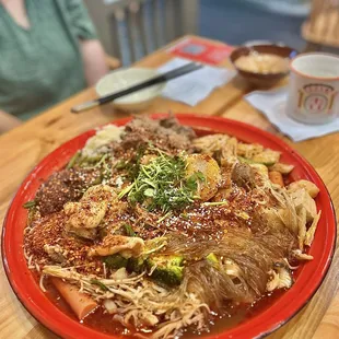 an $80 platter of customized malatang