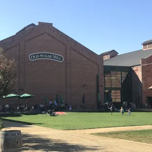 outside