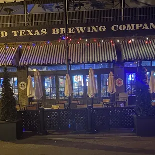 Outside establishment