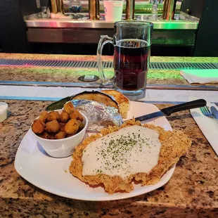 Chicken Fried Chicken Added a jalapeno