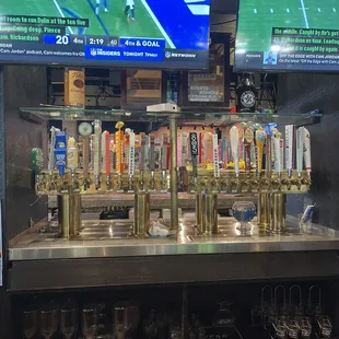 Half of OTB tap row.