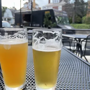 False Kingdom IPA AND Melroy Pale Ale. 8oz glasses