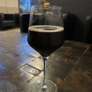 a glass of beer