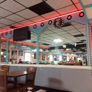 Smudgy mirrors , no one in management cares.