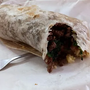$11.25 Carne Asada Burrito