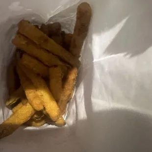 Zucchini fries- small