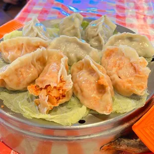 Half and half dumplings